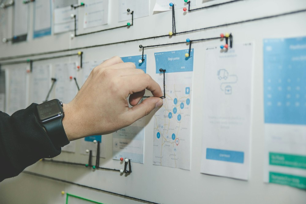 Software architects and engineering team conducting technical discovery and sprint planning